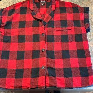 Madewell Buffalo Plaid Flannel Shirt Small